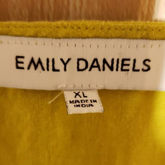 Emily Daniels Womens Linen Blend Lagan Tunic Top XL - Picture 5 of 7